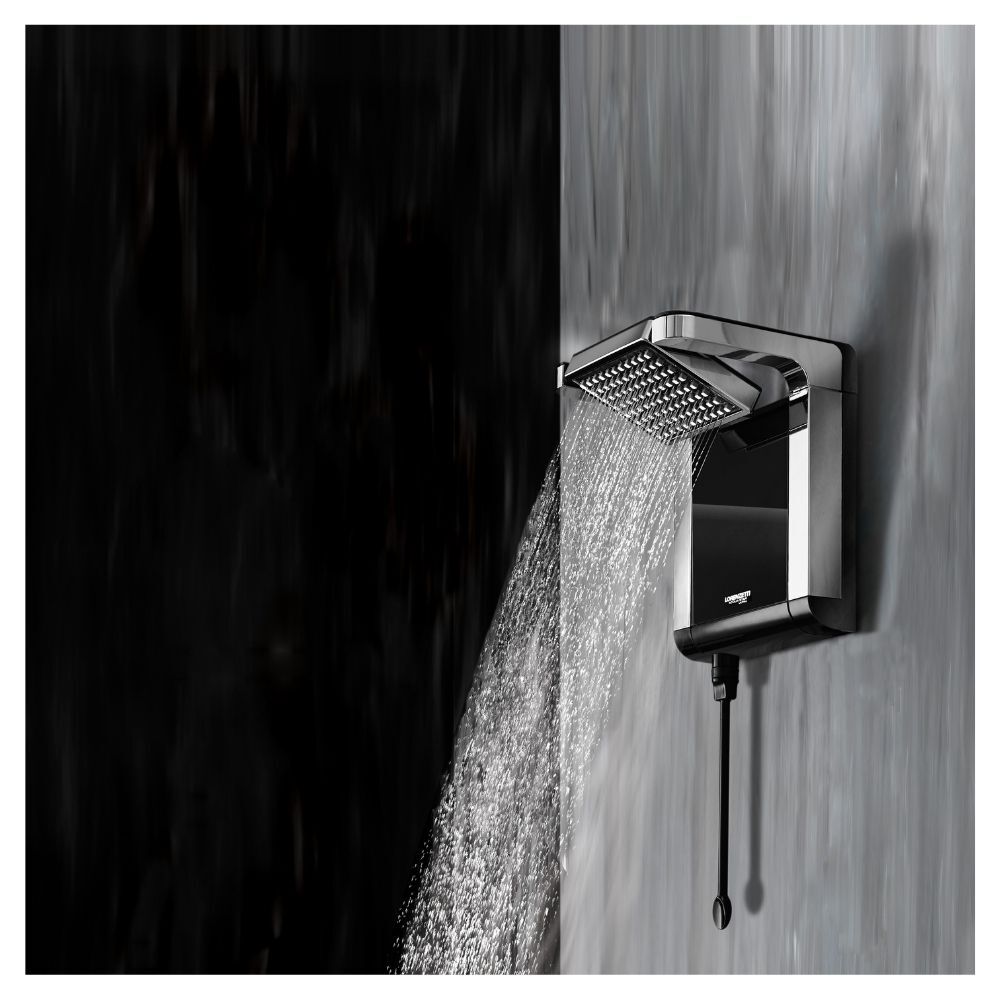 Chuveiro Lorenzetti Acqua Star Ultra Eletrônico Preto/Cromado 5500W 110V